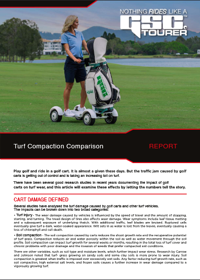 Turf Compaction Report - Golf Skate Caddy Documentation